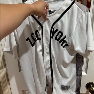 Zoo York White and Black Button Down Shirt